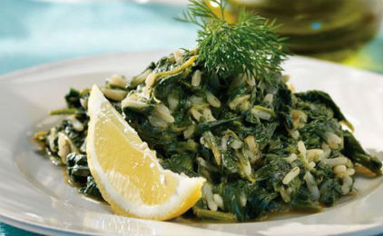 SPINACH AND RICE